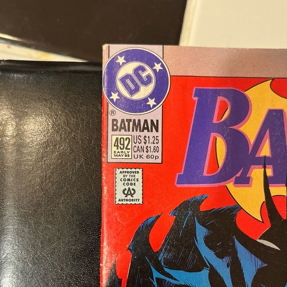 BATMAN #492 PLATINUM VARIANT 1993 DC Comics KNIGHTFALL Bane - Picture 3 of 4